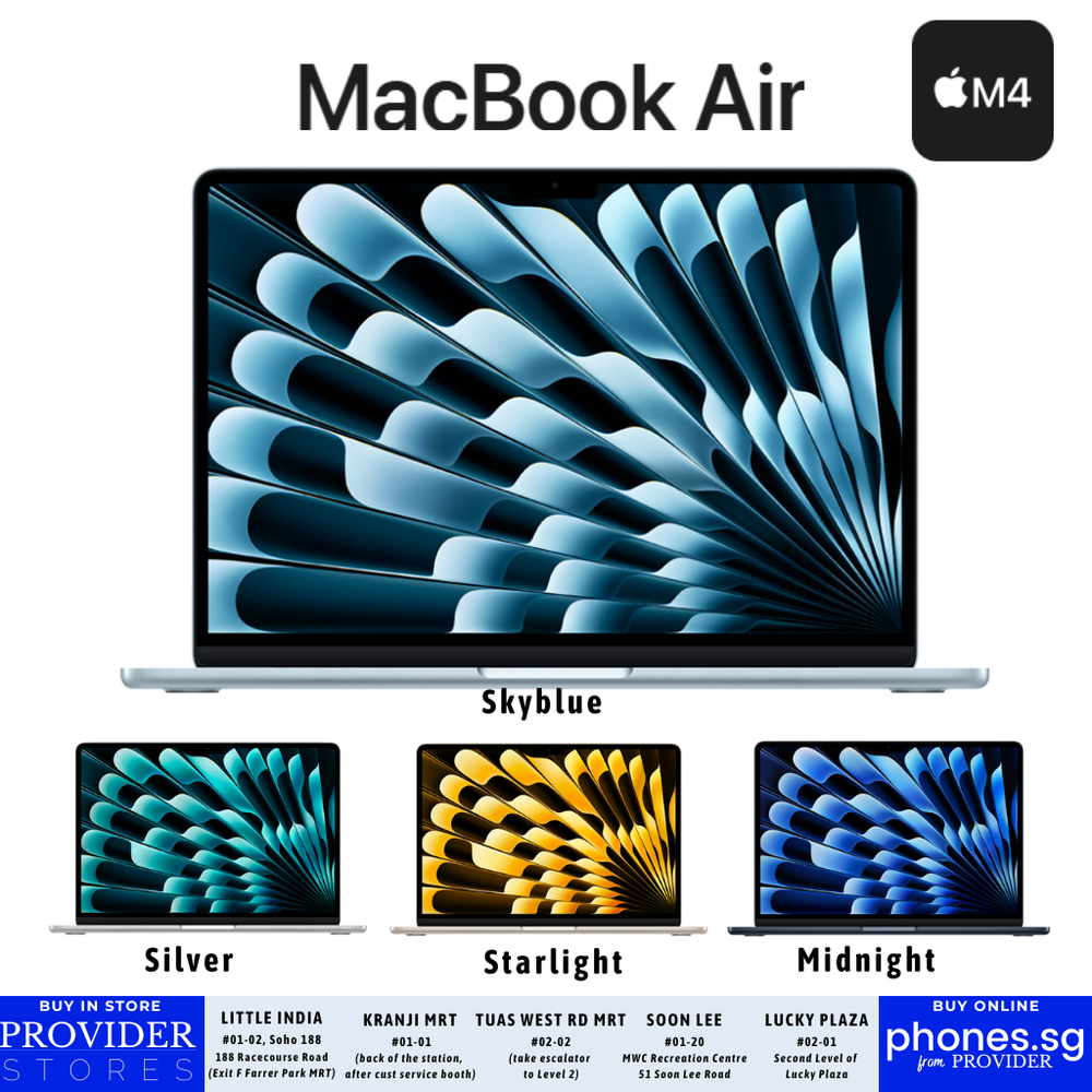 13-inch Macbook Air - Apple M4 Chip 10‑Core CPU, 10‑Core GPU, 16GB